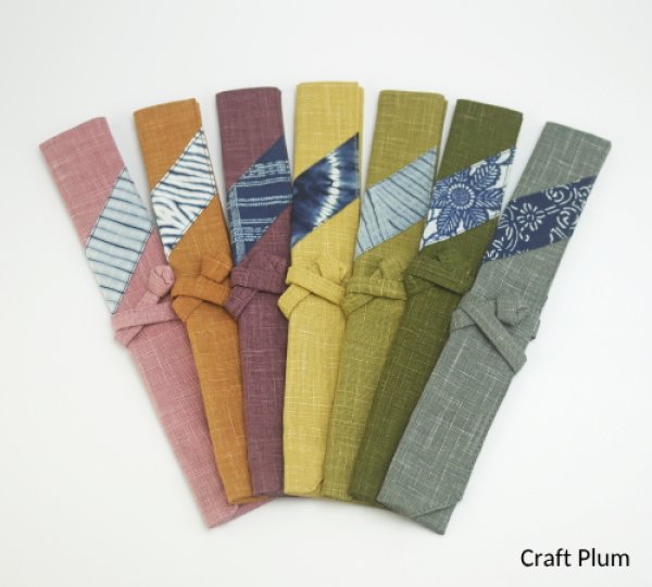 画像2: 藍染箸袋（グリーン） (2)